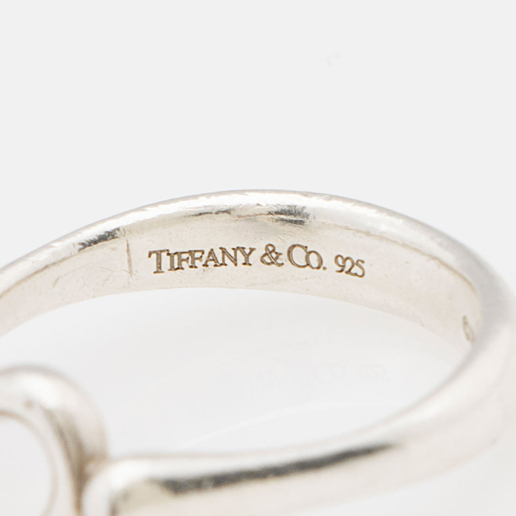 Tiffany & Co. Elsa Peretti Sterling Silver Open Heart Ring - Size 5