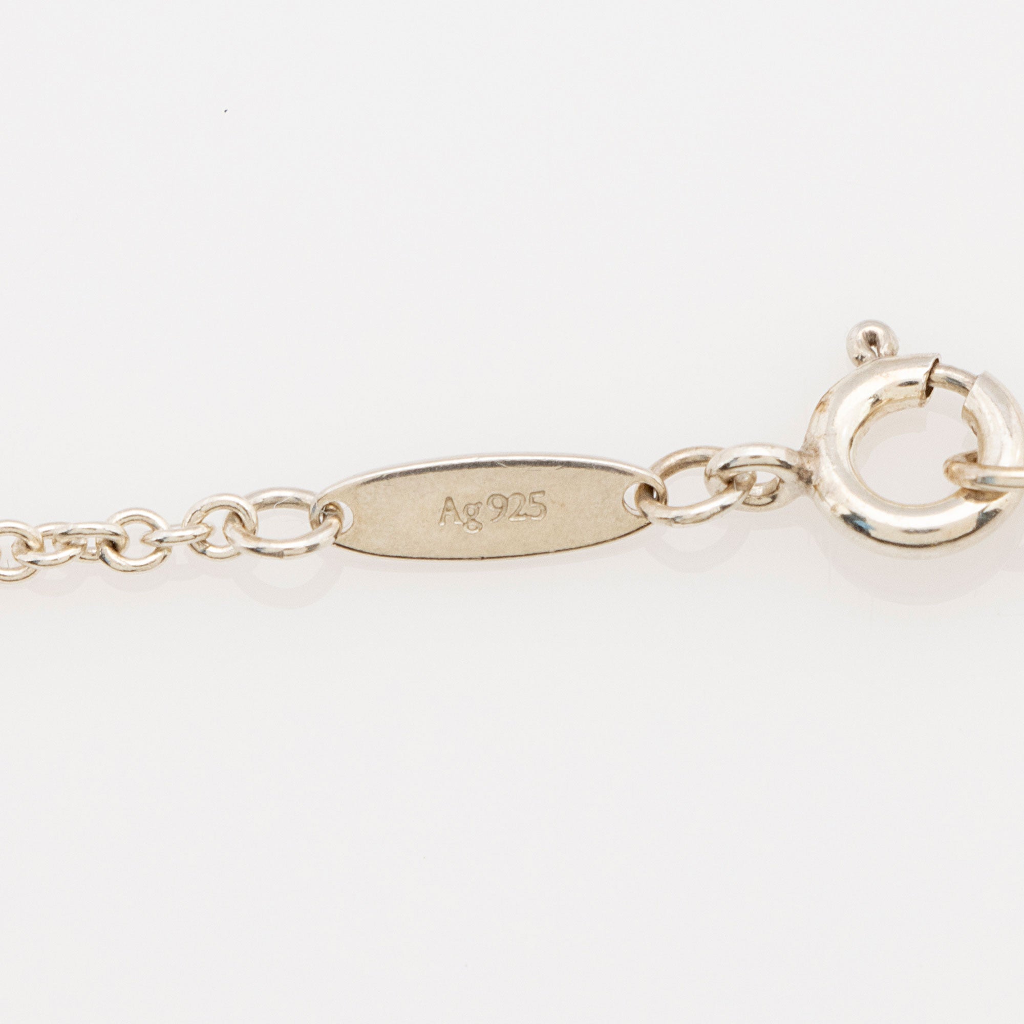 Tiffany & Co. Elsa Peretti Sterling Silver Pearl Mesh Tassel Necklace