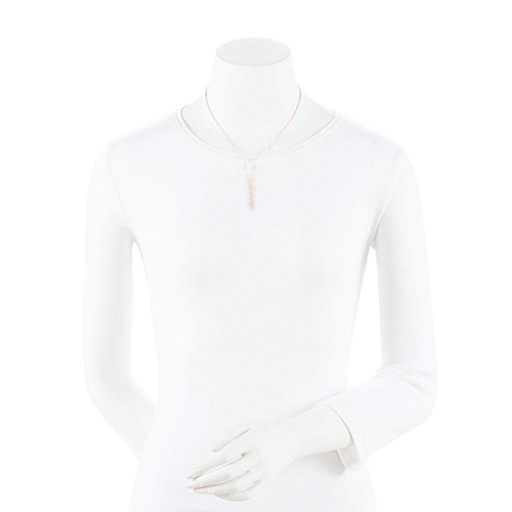 Tiffany & Co. Elsa Peretti Sterling Silver Pearl Mesh Tassel Necklace
