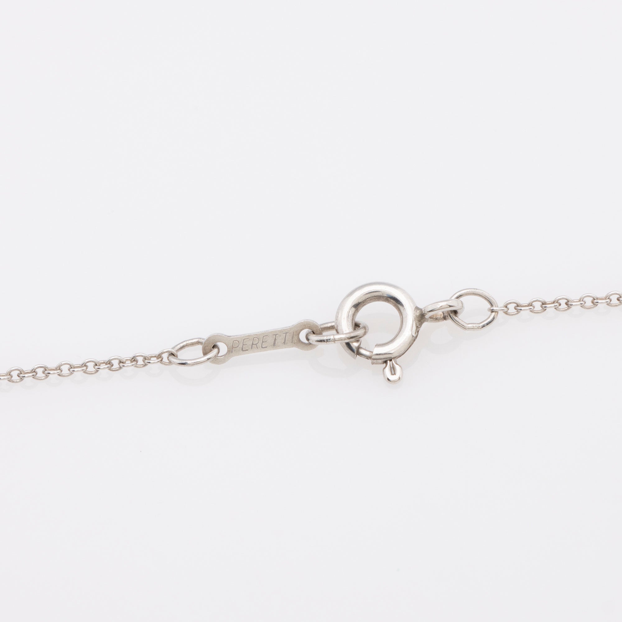 Tiffany & Co. Elsa Peretti Sterling Silver Teardrop Necklace