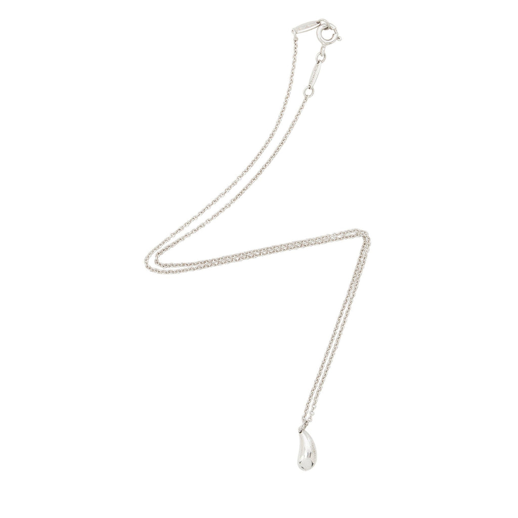 Tiffany & Co. Elsa Peretti Sterling Silver Teardrop 12mm Necklace