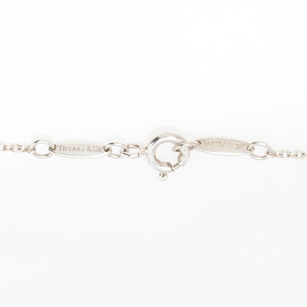 Tiffany & Co. Elsa Peretti Sterling Silver Teardrop 12mm Necklace