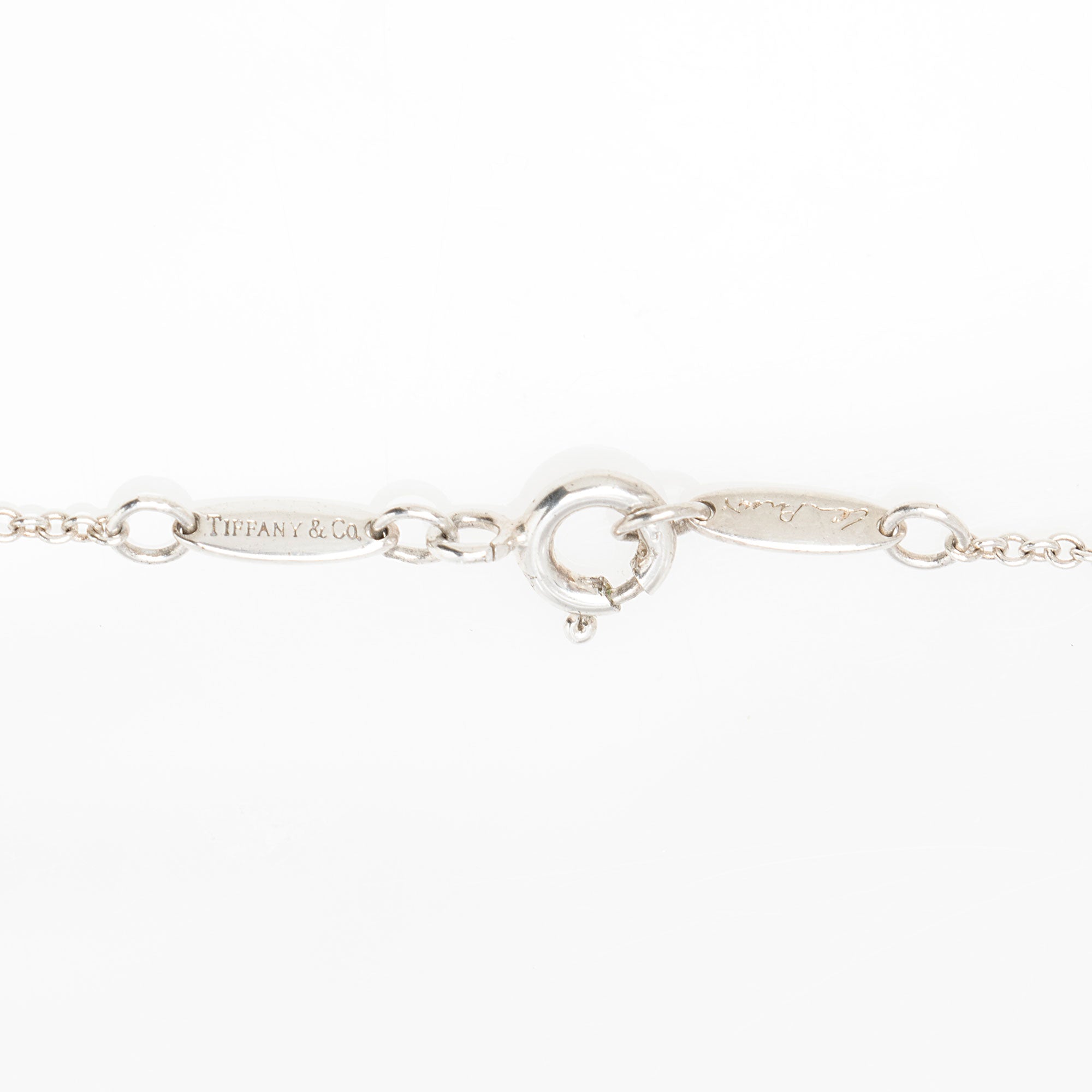 Tiffany & Co. Elsa Peretti Sterling Silver Teardrop 12mm Necklace