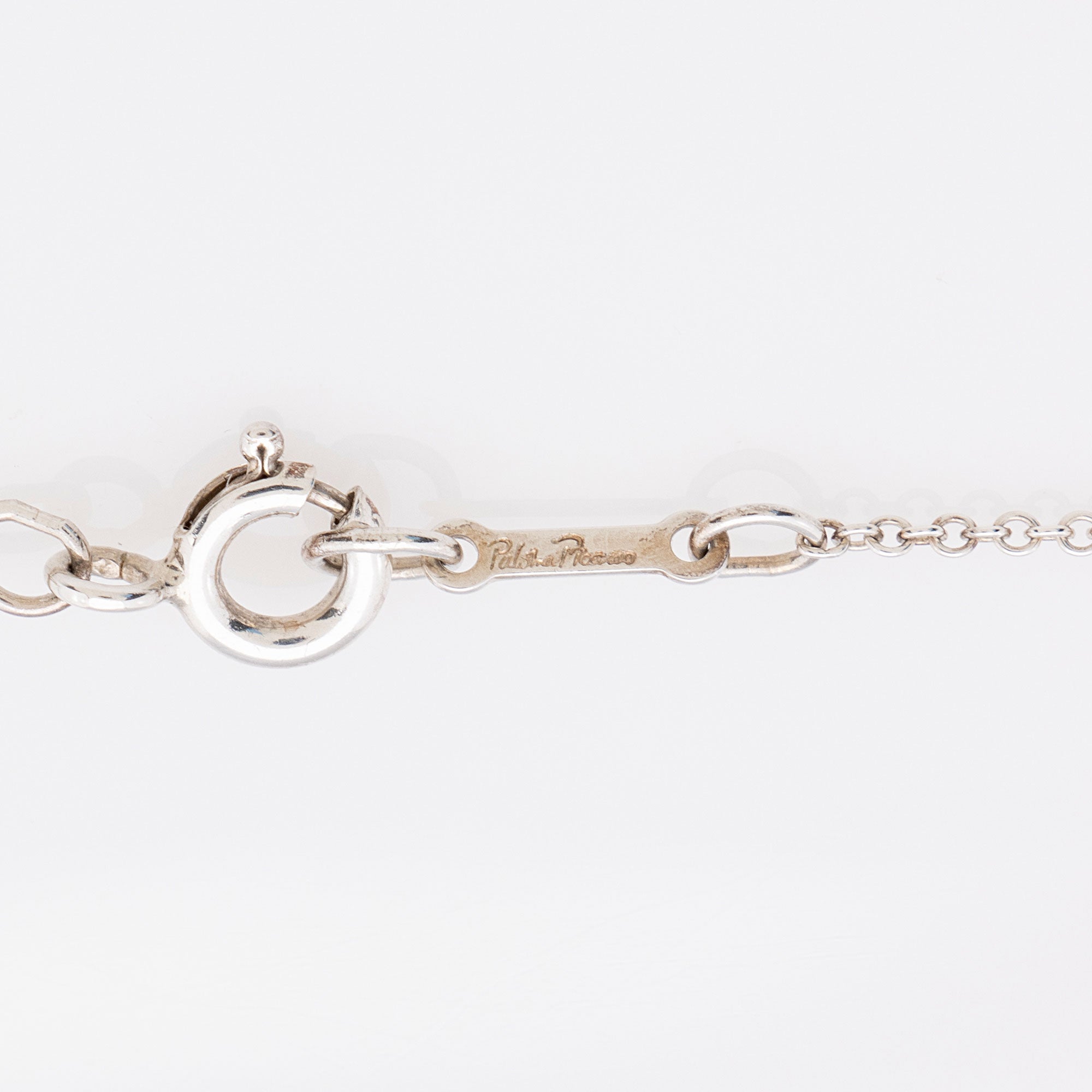 Tiffany & Co. Paloma Picasso Sterling Silver Graffiti X Necklace