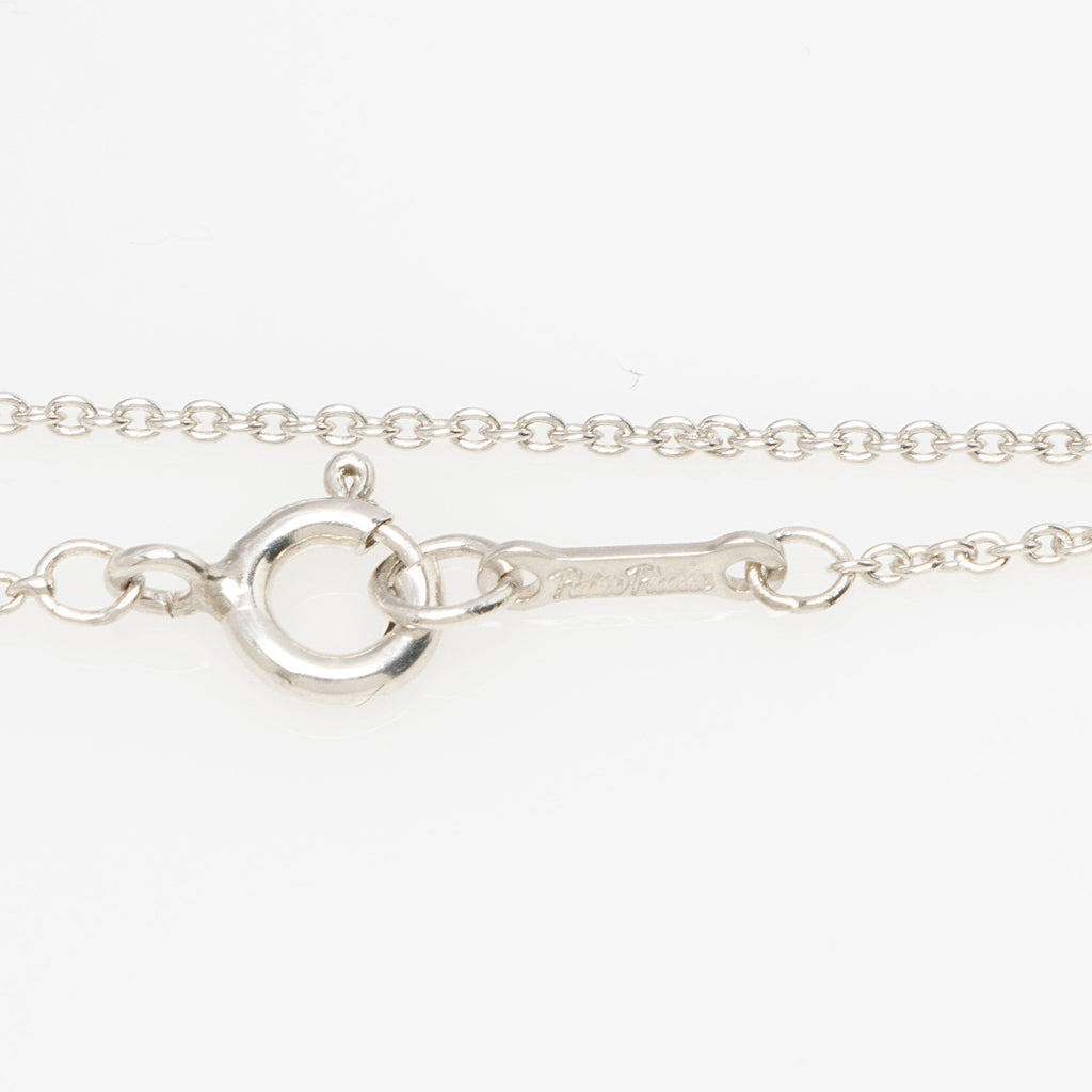 Tiffany & Co. Paloma Picasso Sterling Silver Loving Heart Necklace
