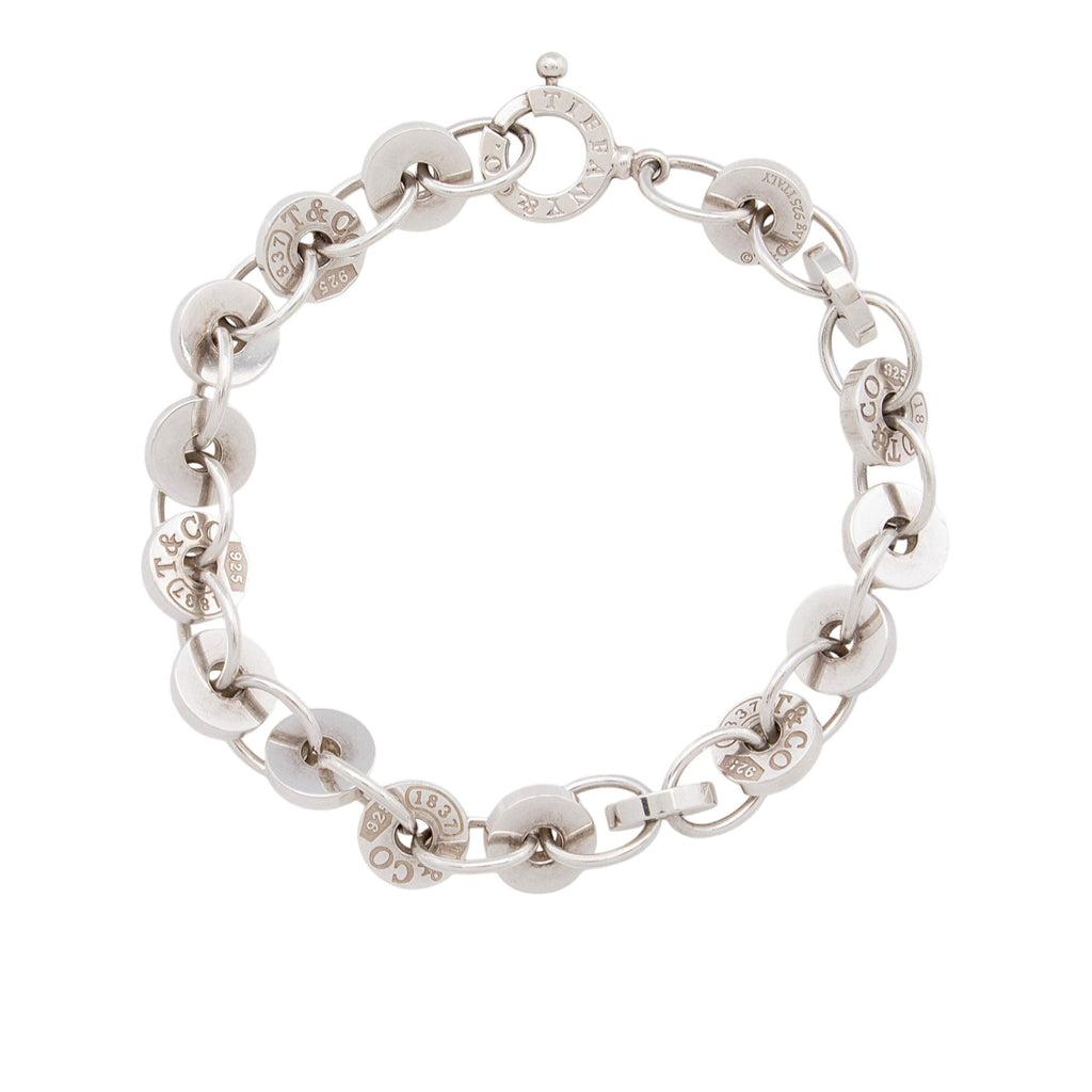 Tiffany & Co. Sterling Silver 1837 Circle Link Bracelet