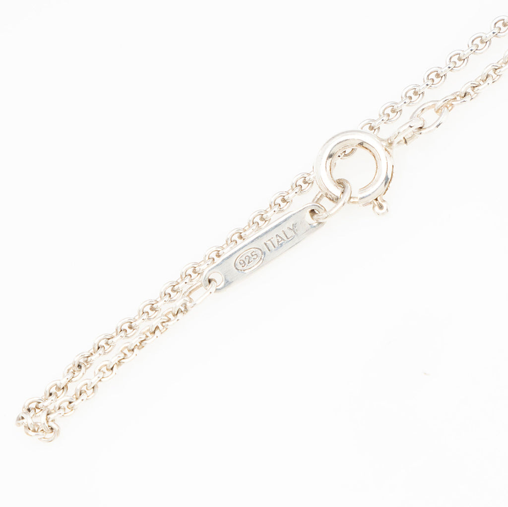 Tiffany & Co. Sterling Silver Atlas Cube Necklace
