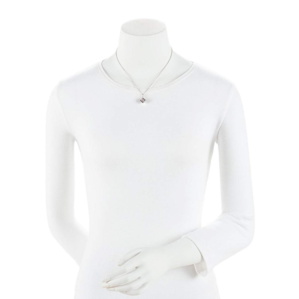 Tiffany & Co. Sterling Silver Atlas Cube Necklace