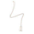 Tiffany & Co. Sterling Silver Atlas I.D. Tag Necklace
