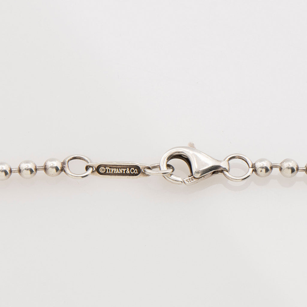 Tiffany & Co. Sterling Silver Atlas I.D. Tag Necklace