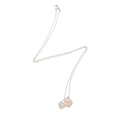 Tiffany & Co. Sterling Silver Enamel Return to Tiffany Double Heart Mini Necklace