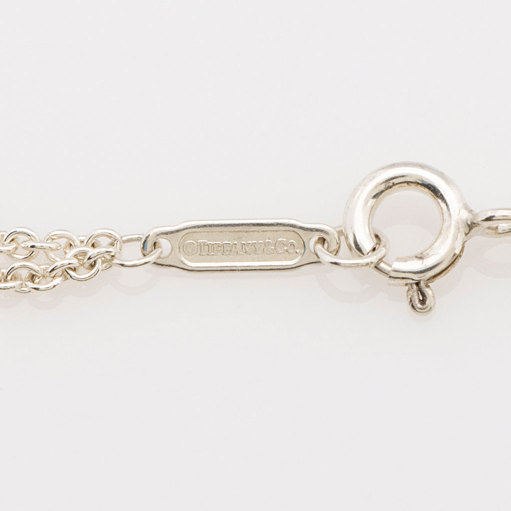 Tiffany & Co. Sterling Silver Infinity Double Chain Bracelet