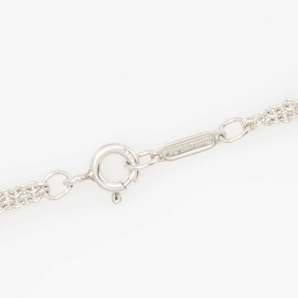 Tiffany & Co. Sterling Silver Infinity Double Chain Necklace