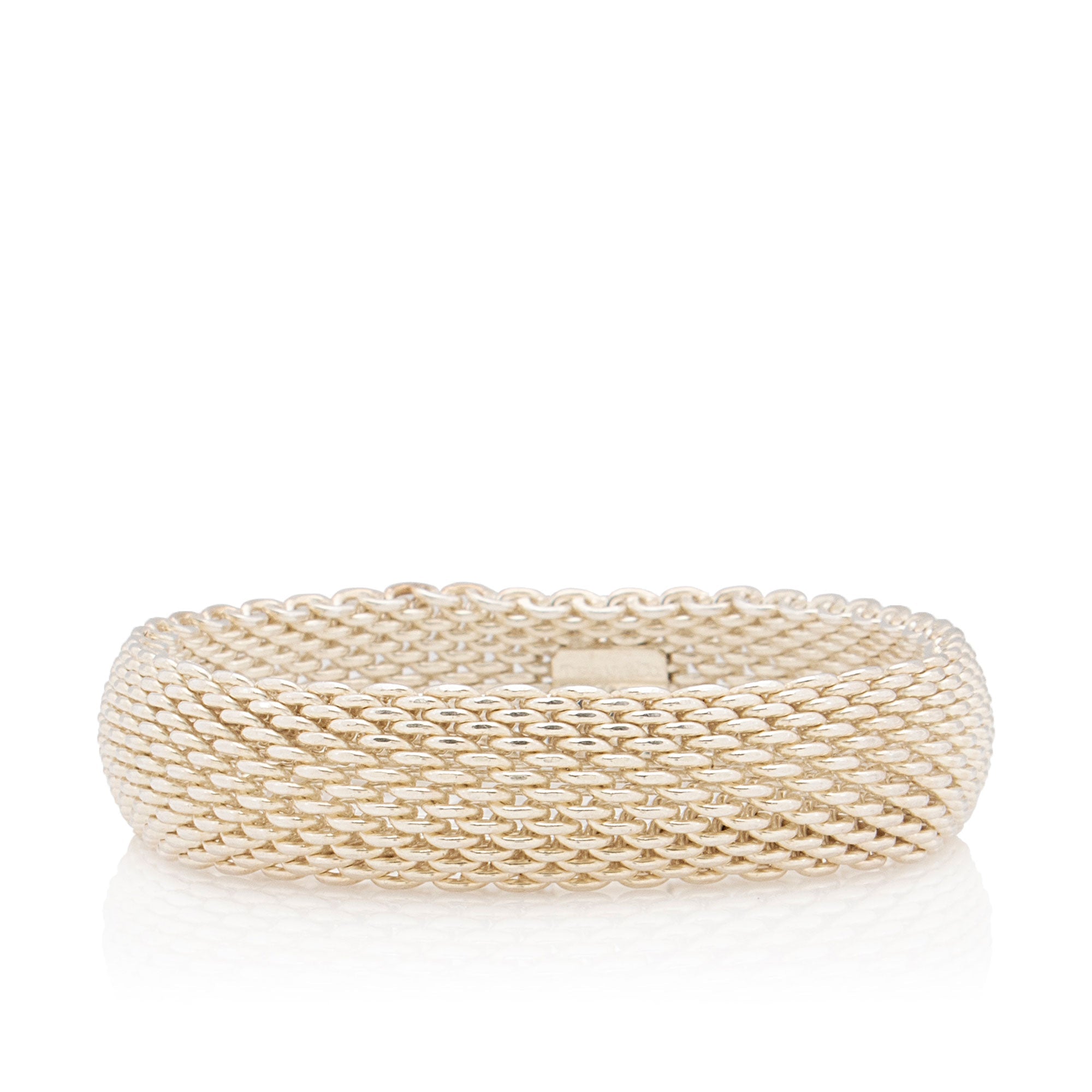 Tiffany & Co. Sterling Silver Somerset Mesh Bracelet