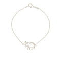 Tiffany & Co Sterling Silver Tsavorite Garnet Save The Wild Elephant Bracelet
