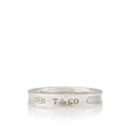 Tiffany & Co. Vintage Sterling Silver 1837 Narrow Ring - Size 7