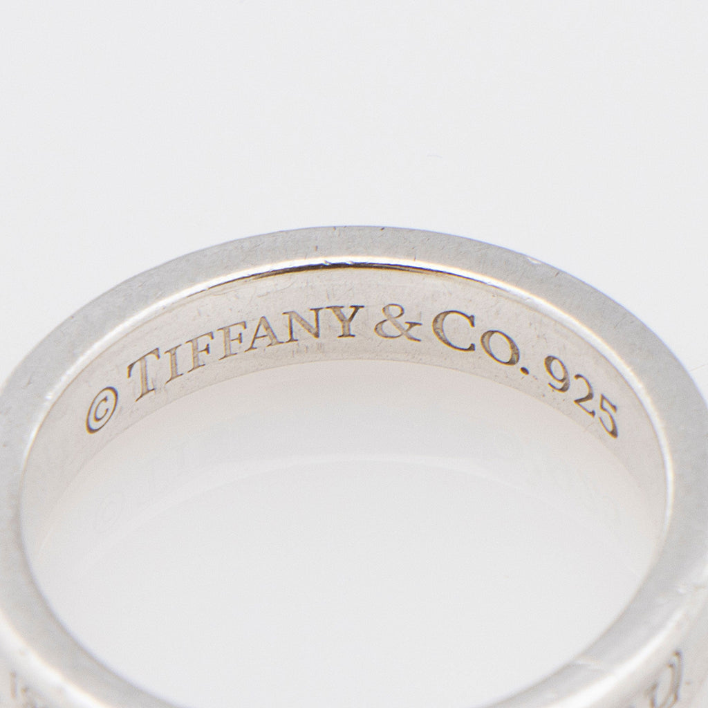 Tiffany & Co. Vintage Sterling Silver 1837 Narrow Ring - Size 7