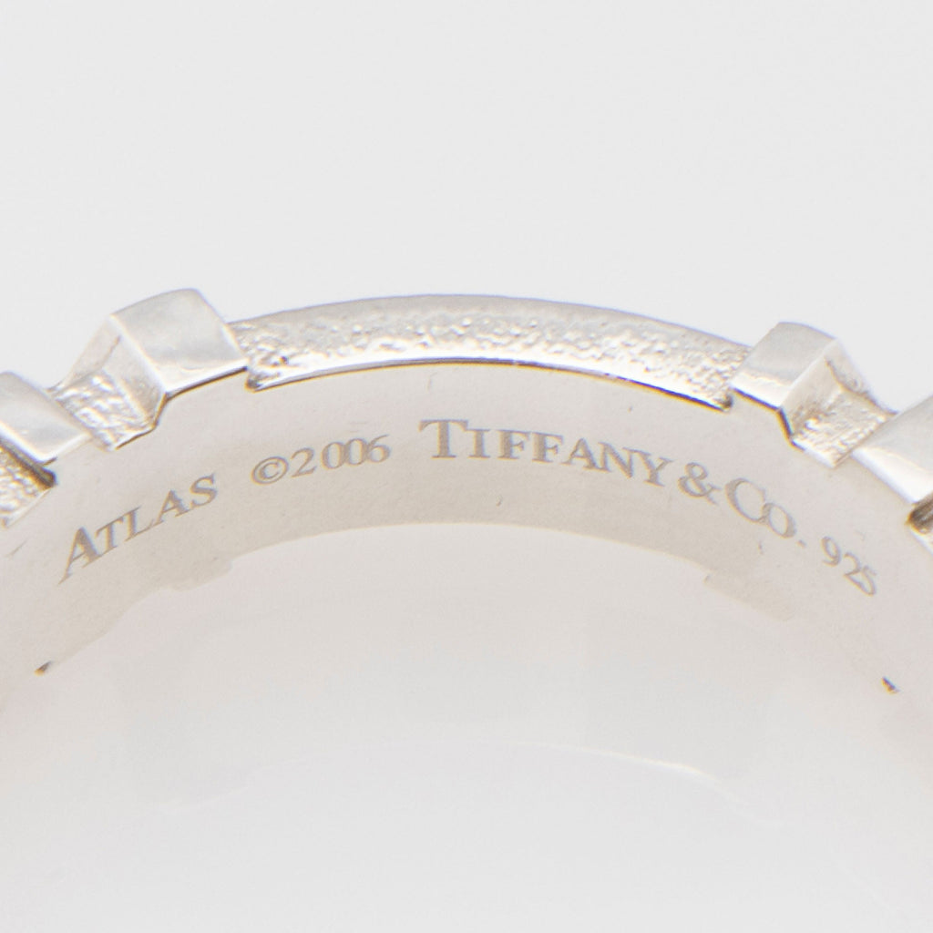 Tiffany & Co. Vintage Sterling Silver Atlas Ring - Size 6