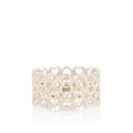 Tiffany & Co. Paloma Picasso Sterling Silver Crown of Hearts Wide Ring - Size 8 1/4