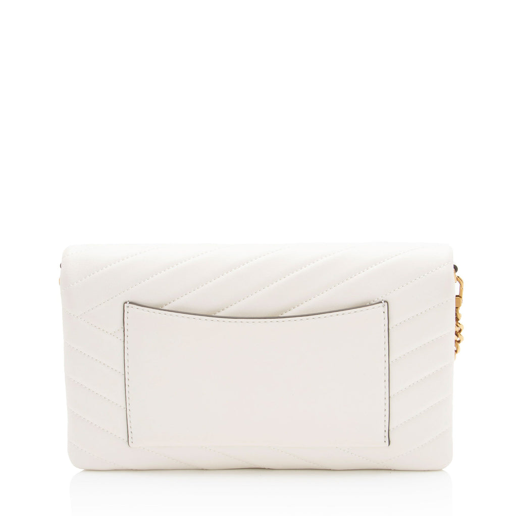 Tory Burch Chevron Leather Kira Clutch