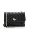 Tory Burch Chevron Leather Kira Large Shoulder Bag