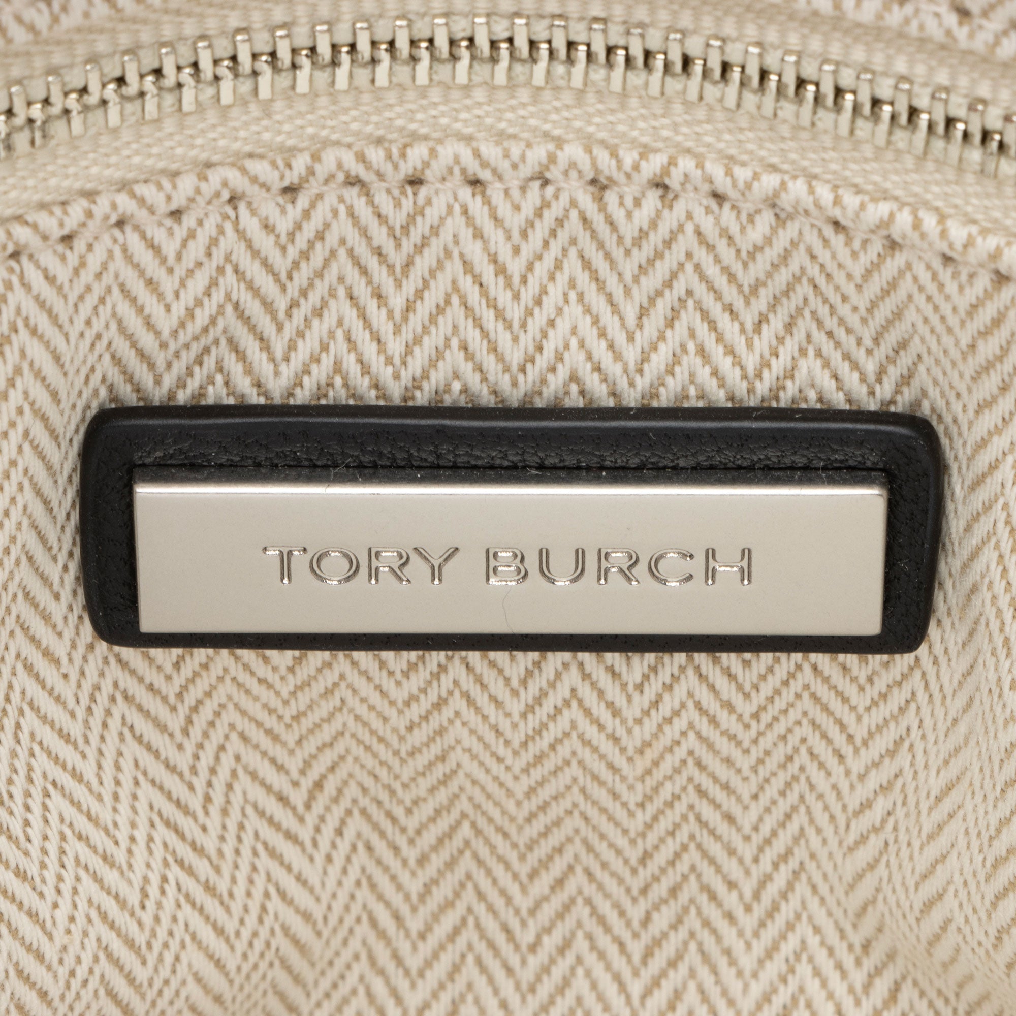 Tory Burch Chevron Leather Kira Large Shoulder Bag