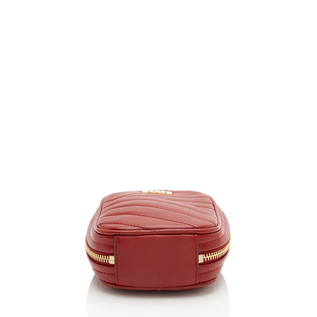 Tory Burch Chevron Leather Kira Mini Crossbody