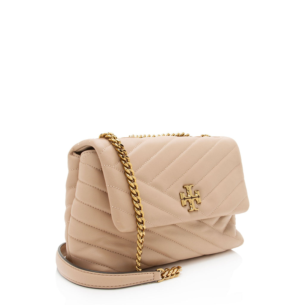 Tory Burch Chevron Leather Kira Small Shoulder Bag