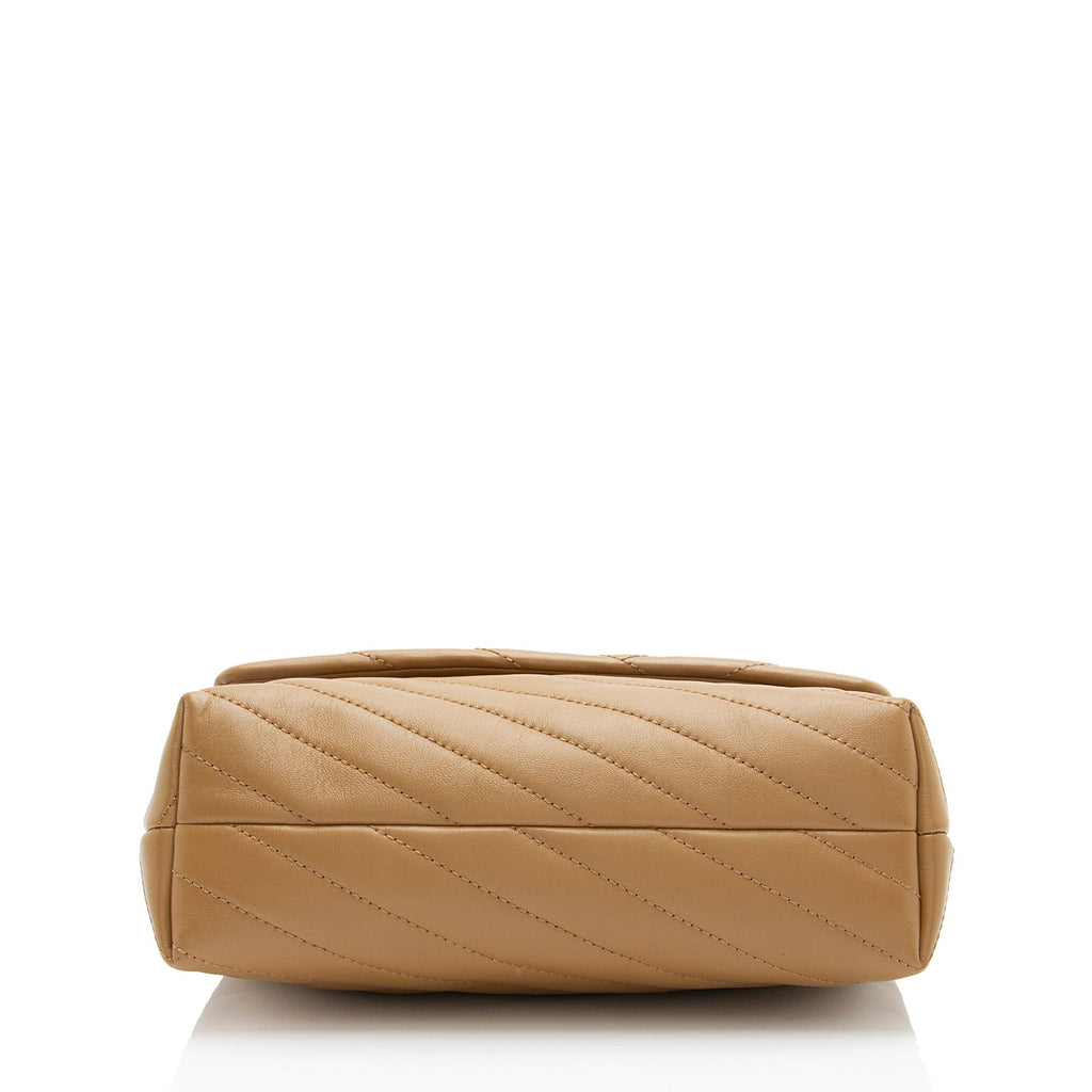 Tory Burch Chevron Leather Kira Small Shoulder Bag