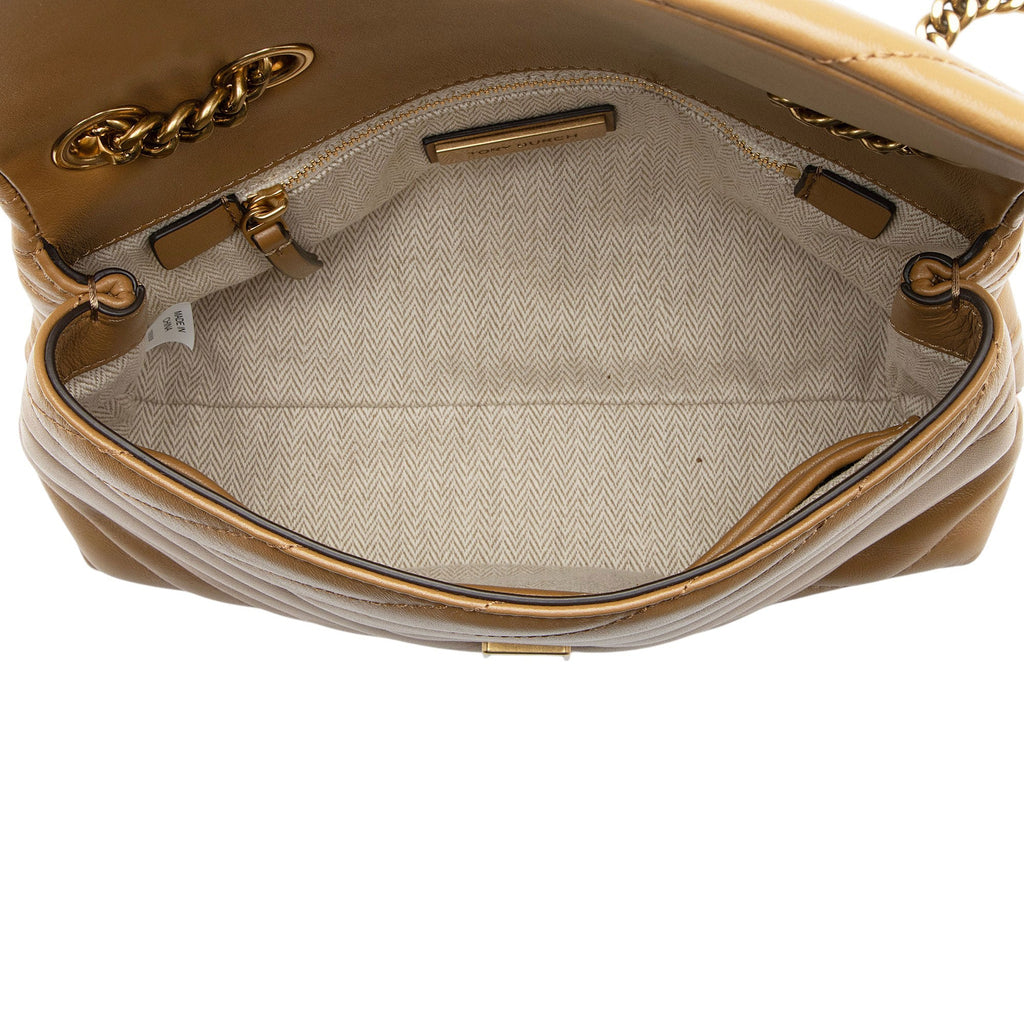Tory Burch Chevron Leather Kira Small Shoulder Bag