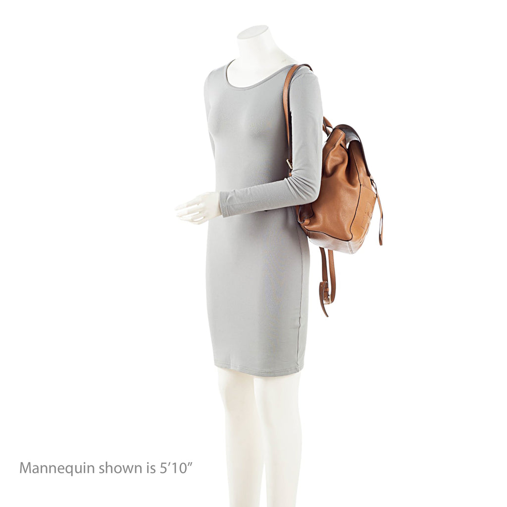Tory Burch Leather Bombe T Flap Backpack