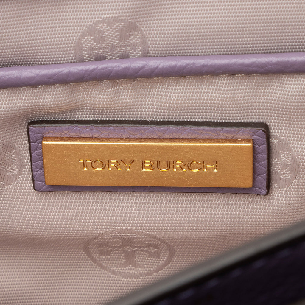 Tory Burch Leather Britten Saddle Small Crossbody
