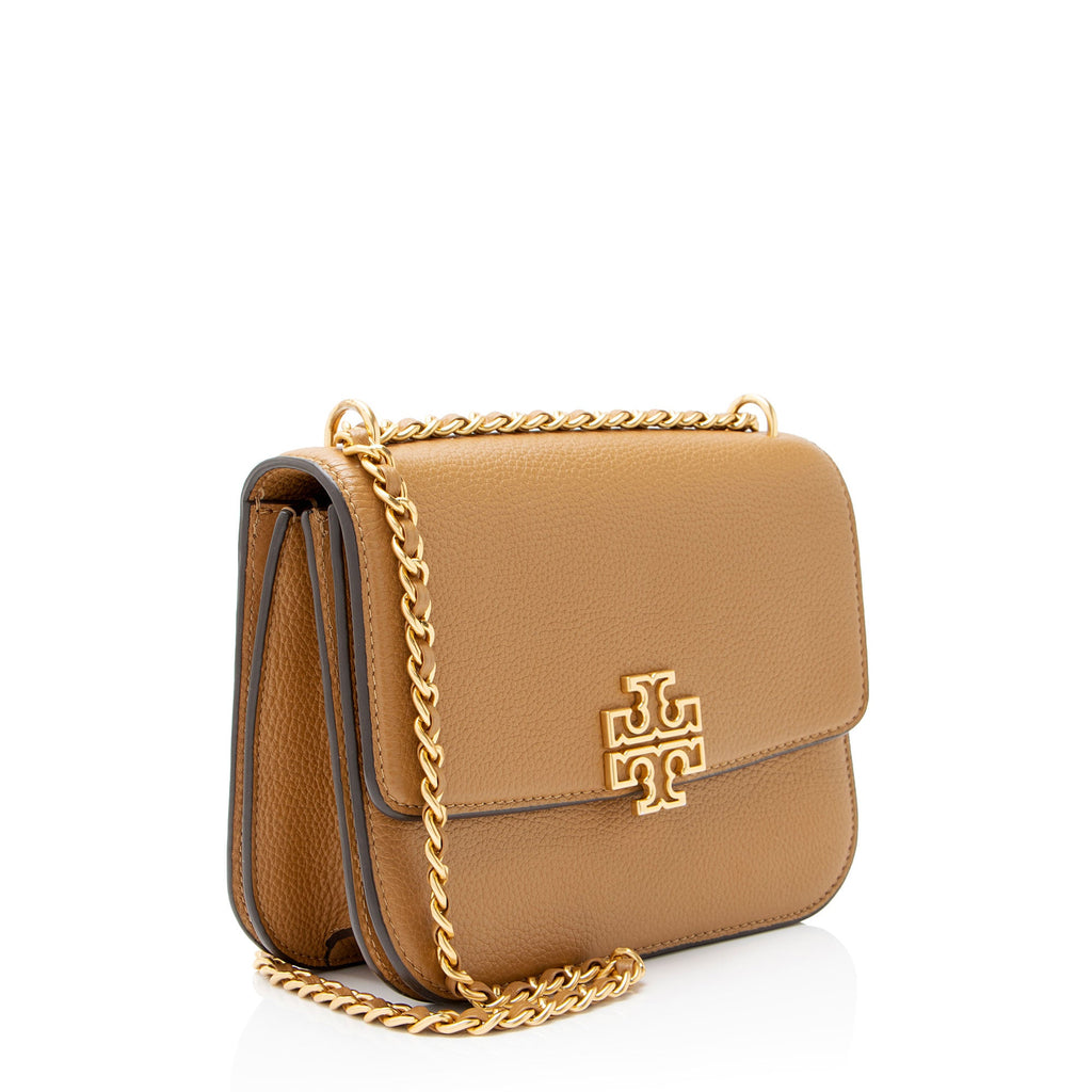 Tory Burch Leather Britten Small Shoulder Bag