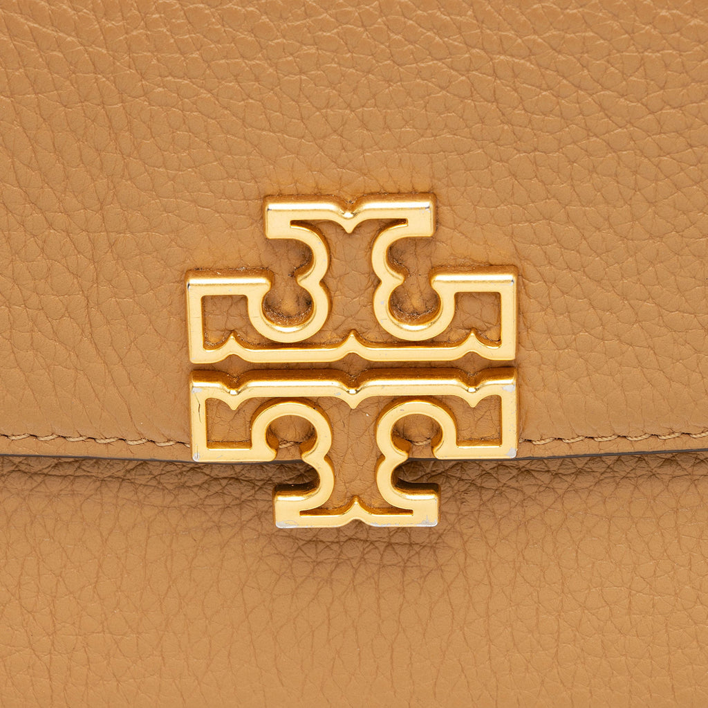 Tory Burch Leather Britten Wallet on Chain