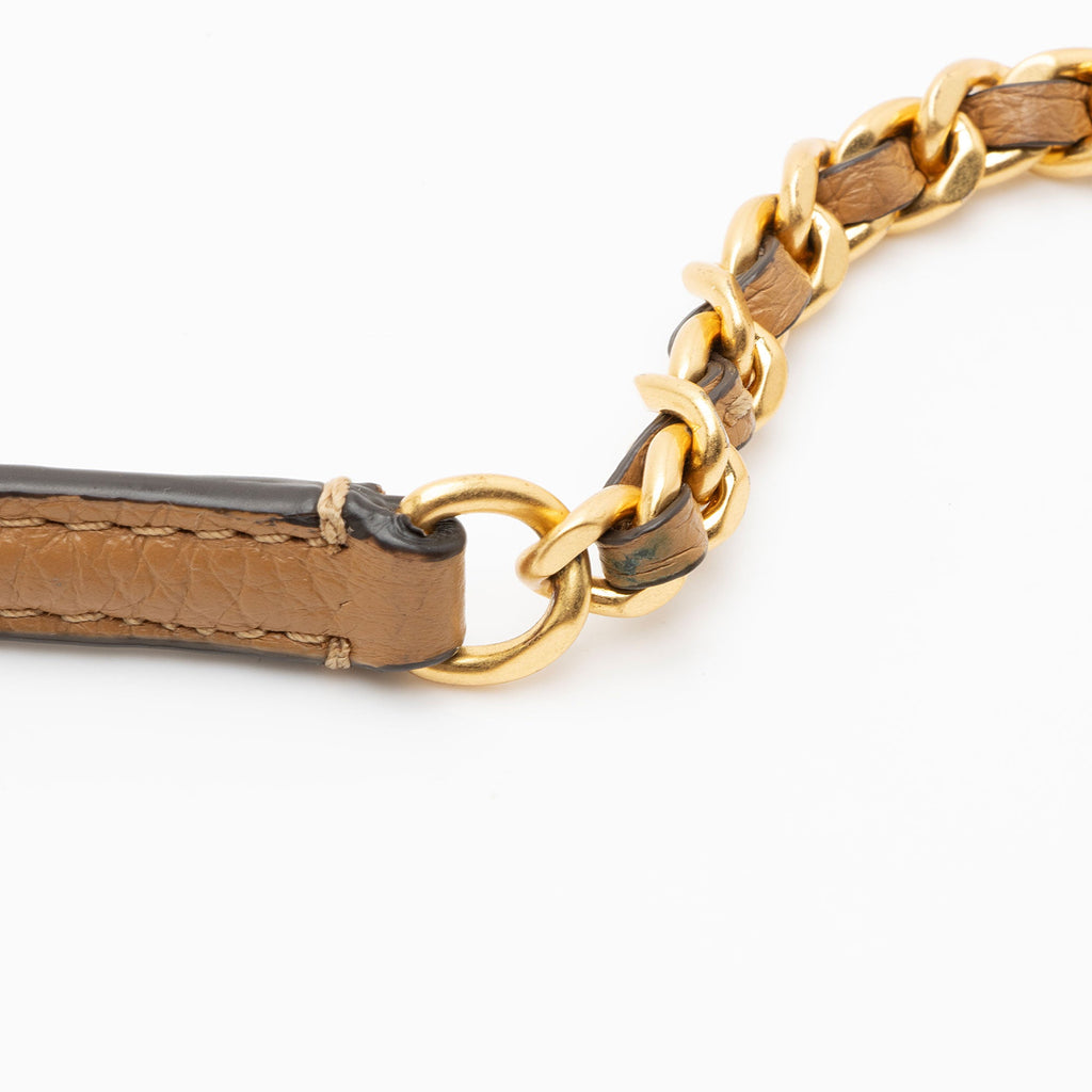 Tory Burch Leather Britten Wallet on Chain