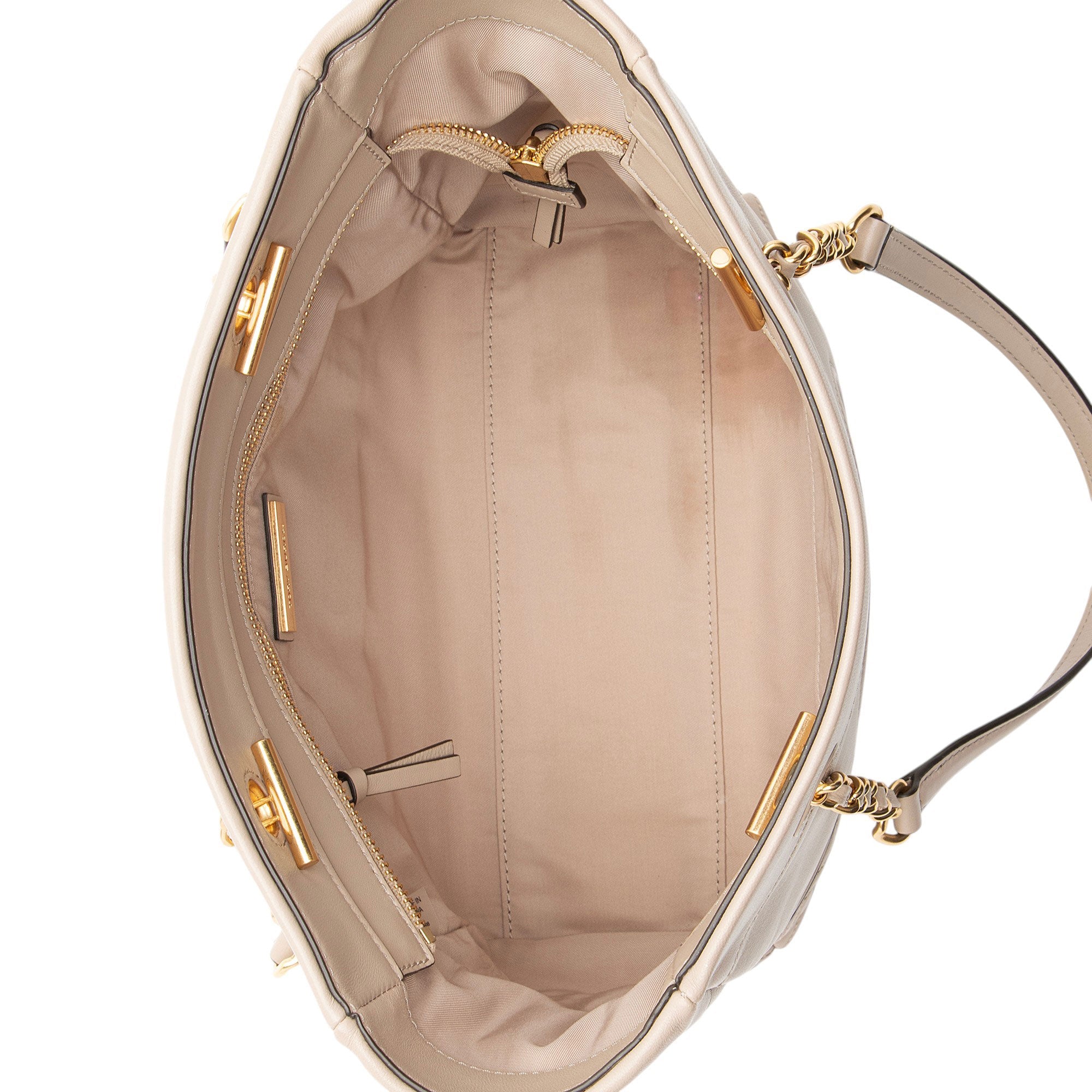 Tory Burch Leather Fleming Chain Tote