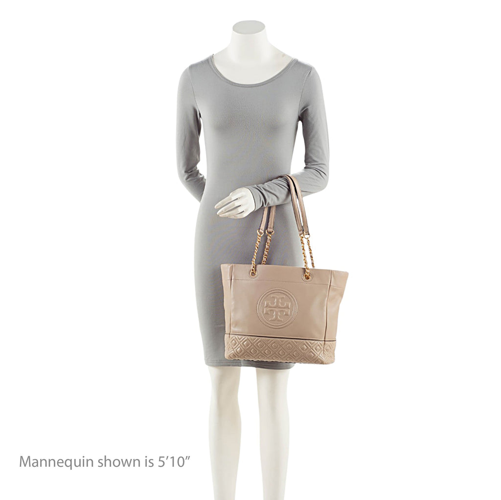 Tory Burch Leather Fleming Chain Tote