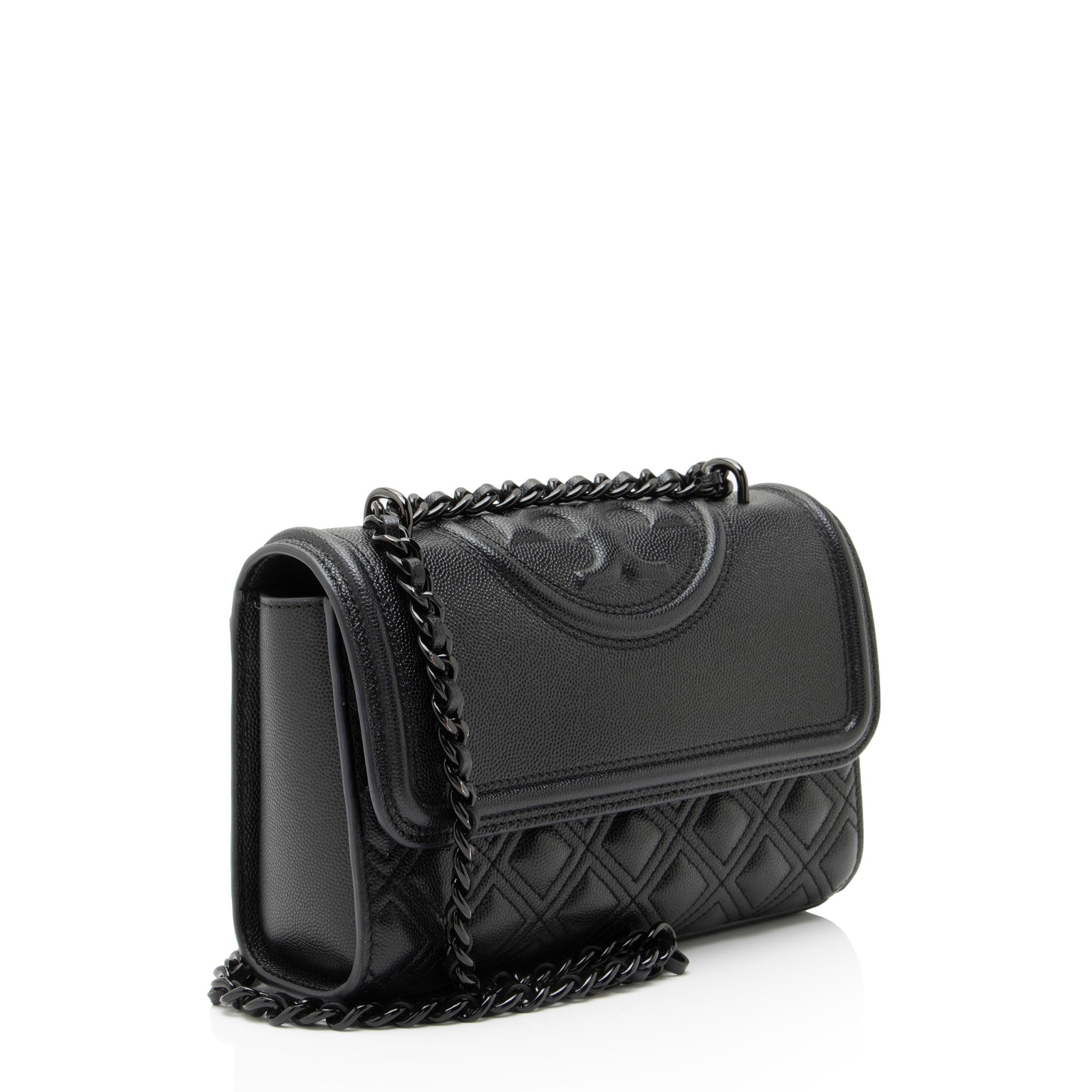 Tory Burch Leather Fleming Small Shoulder Bag