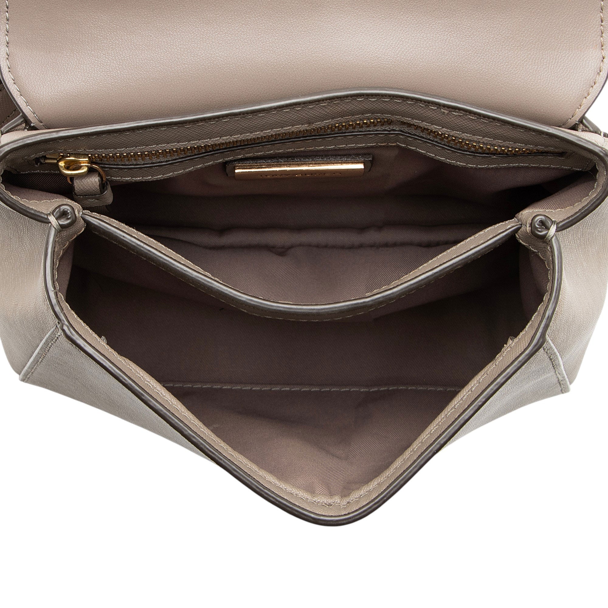Tory Burch Leather Robinson Small Top Handle