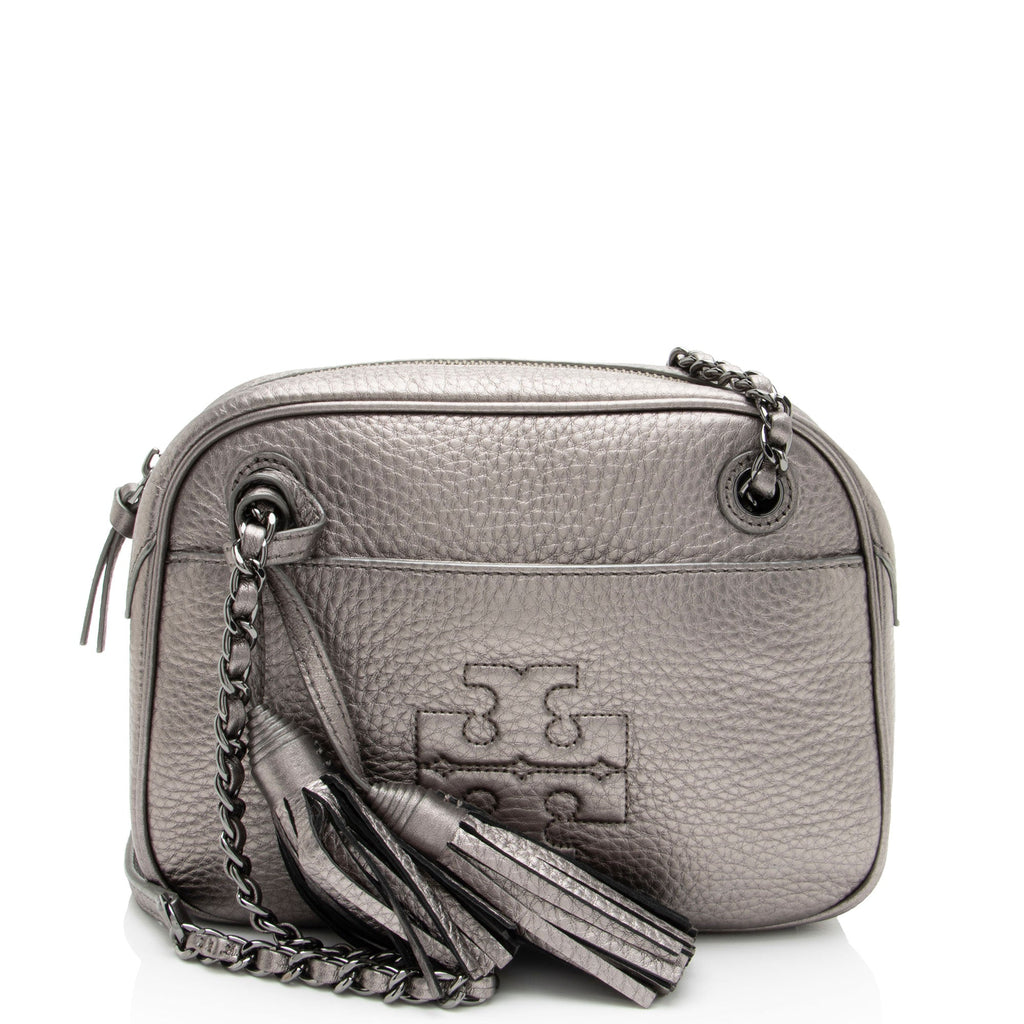 Tory Burch Metallic Leather Thea Chain Crossbody