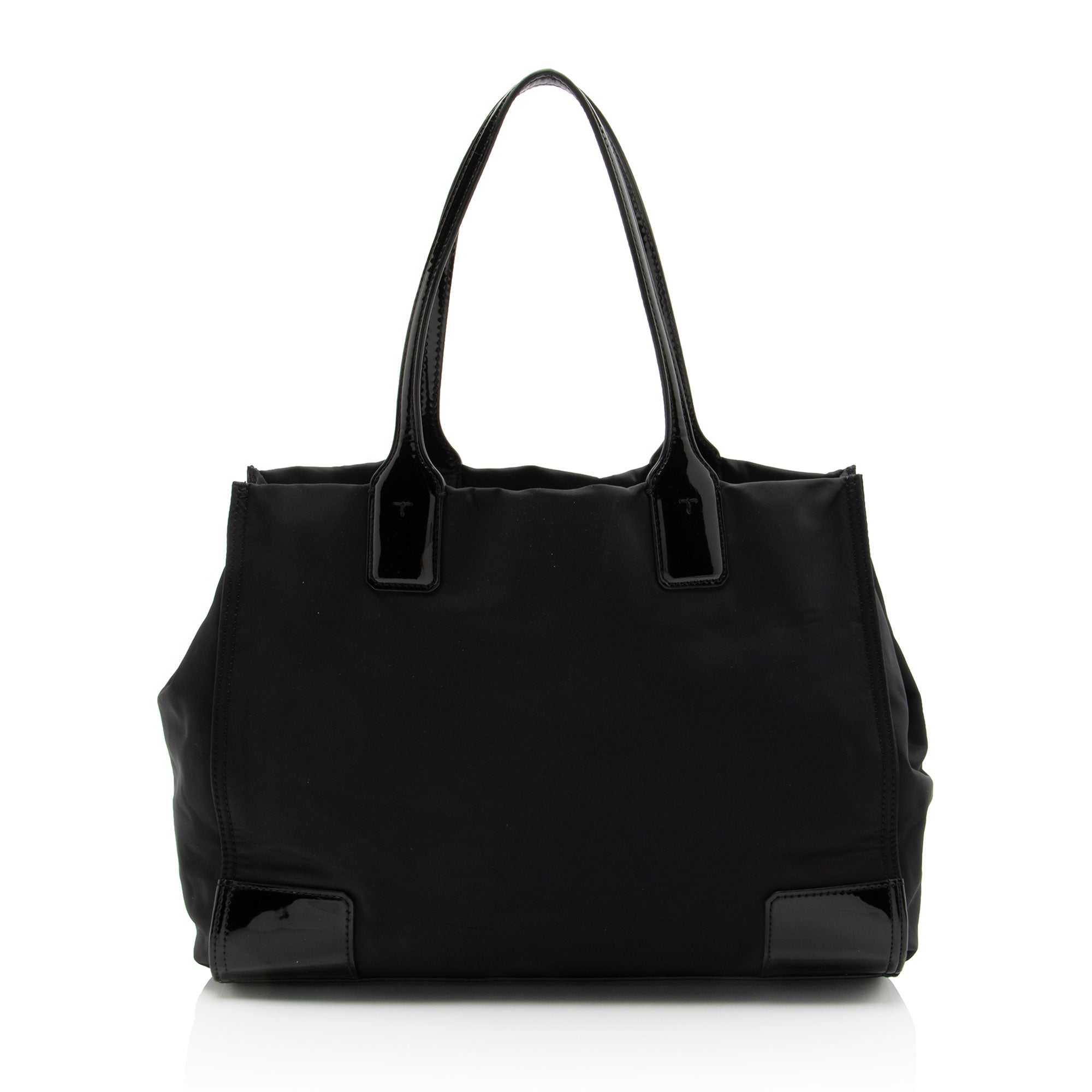 Tory Burch Nylon Patent Leather Ella Tote