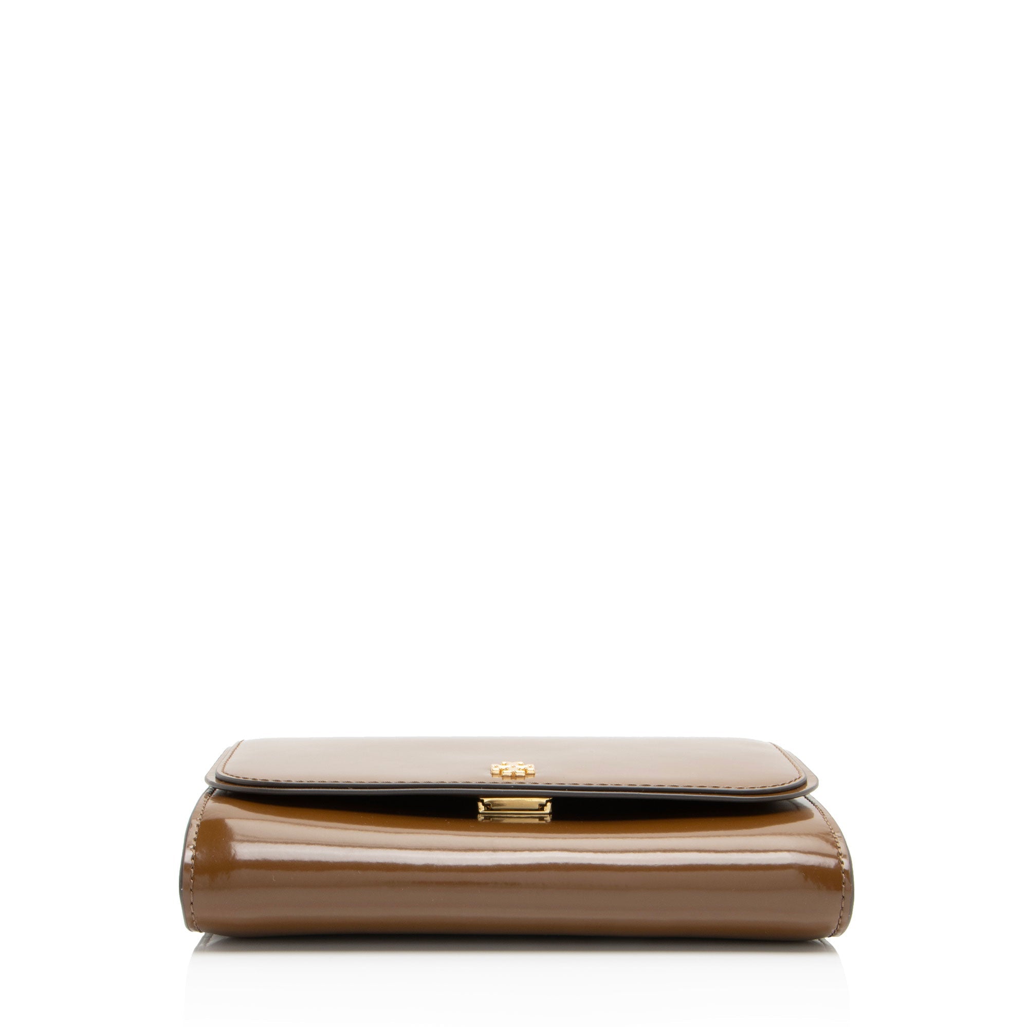 Tory Burch Patent Leather Emerson Wallet on Chain