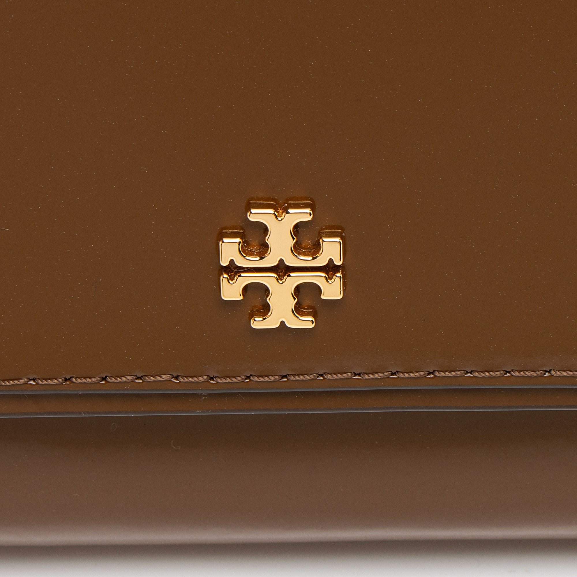 Tory Burch Patent Leather Emerson Wallet on Chain