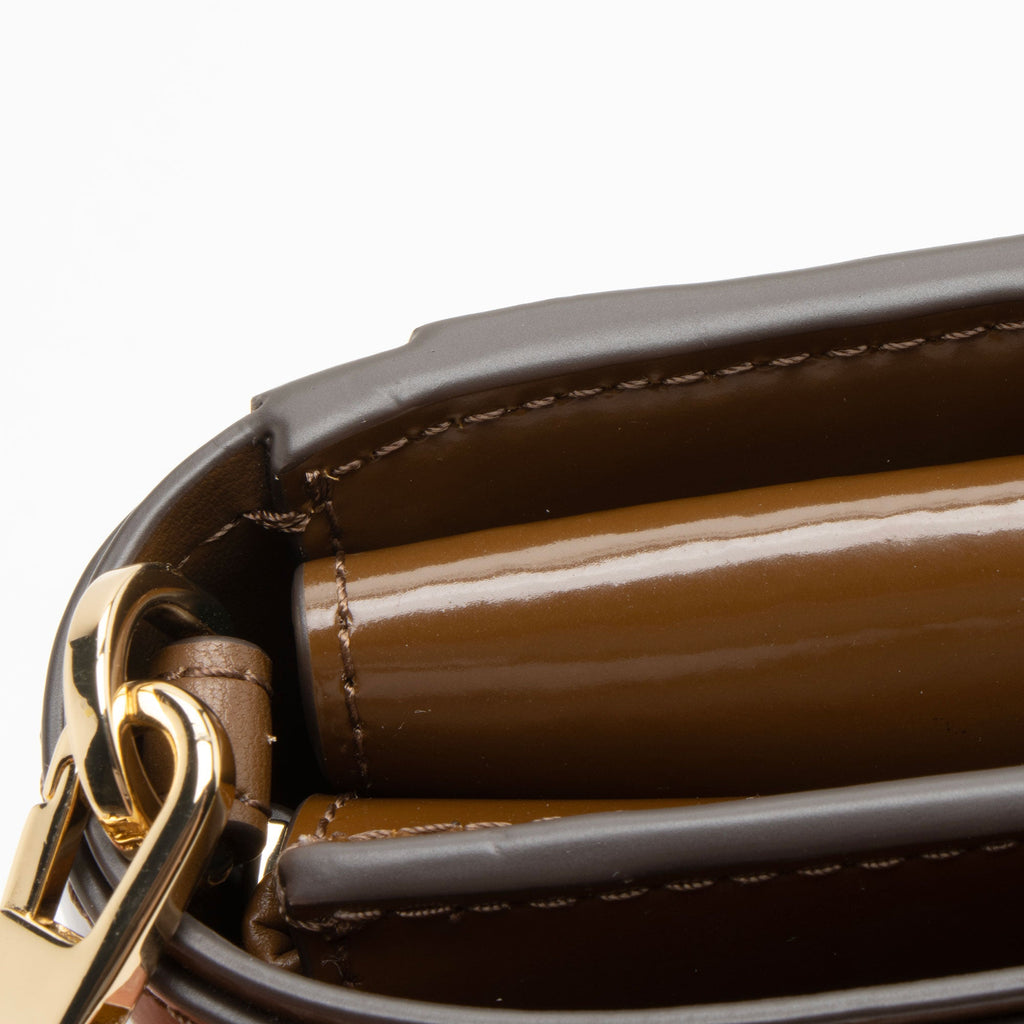 Tory Burch Patent Leather Emerson Wallet on Chain