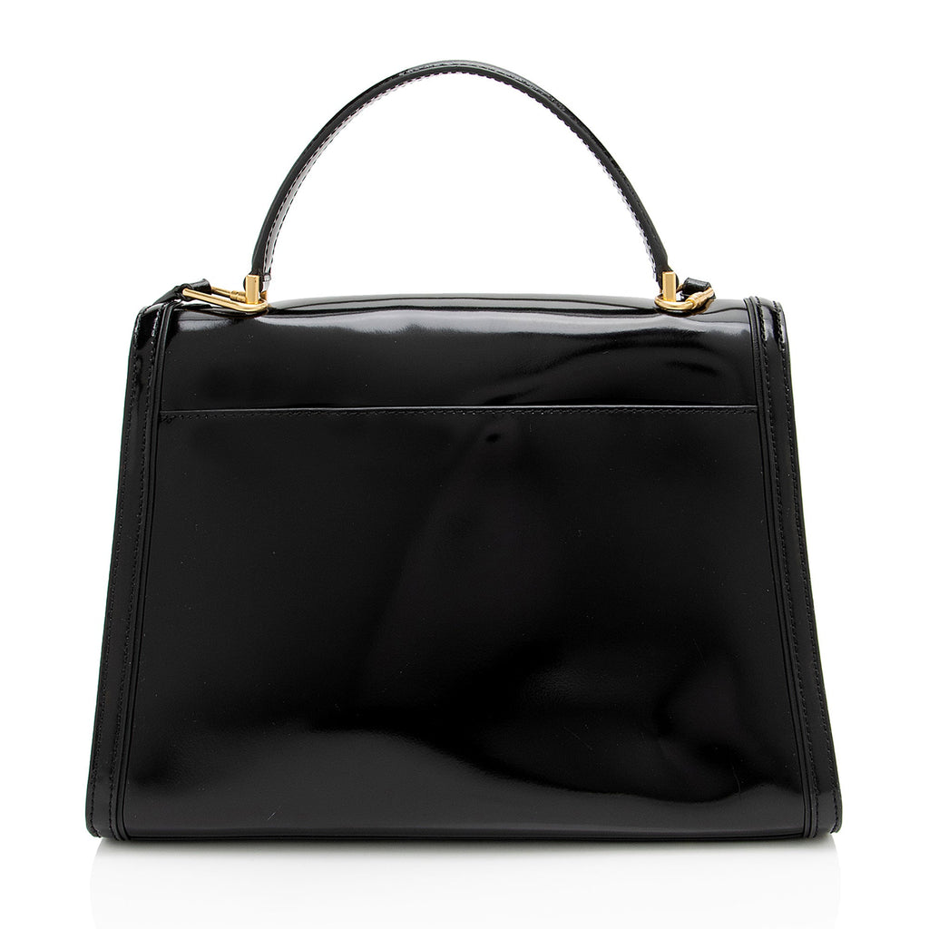 Tory Burch Patent Leather Juliette Top Handle