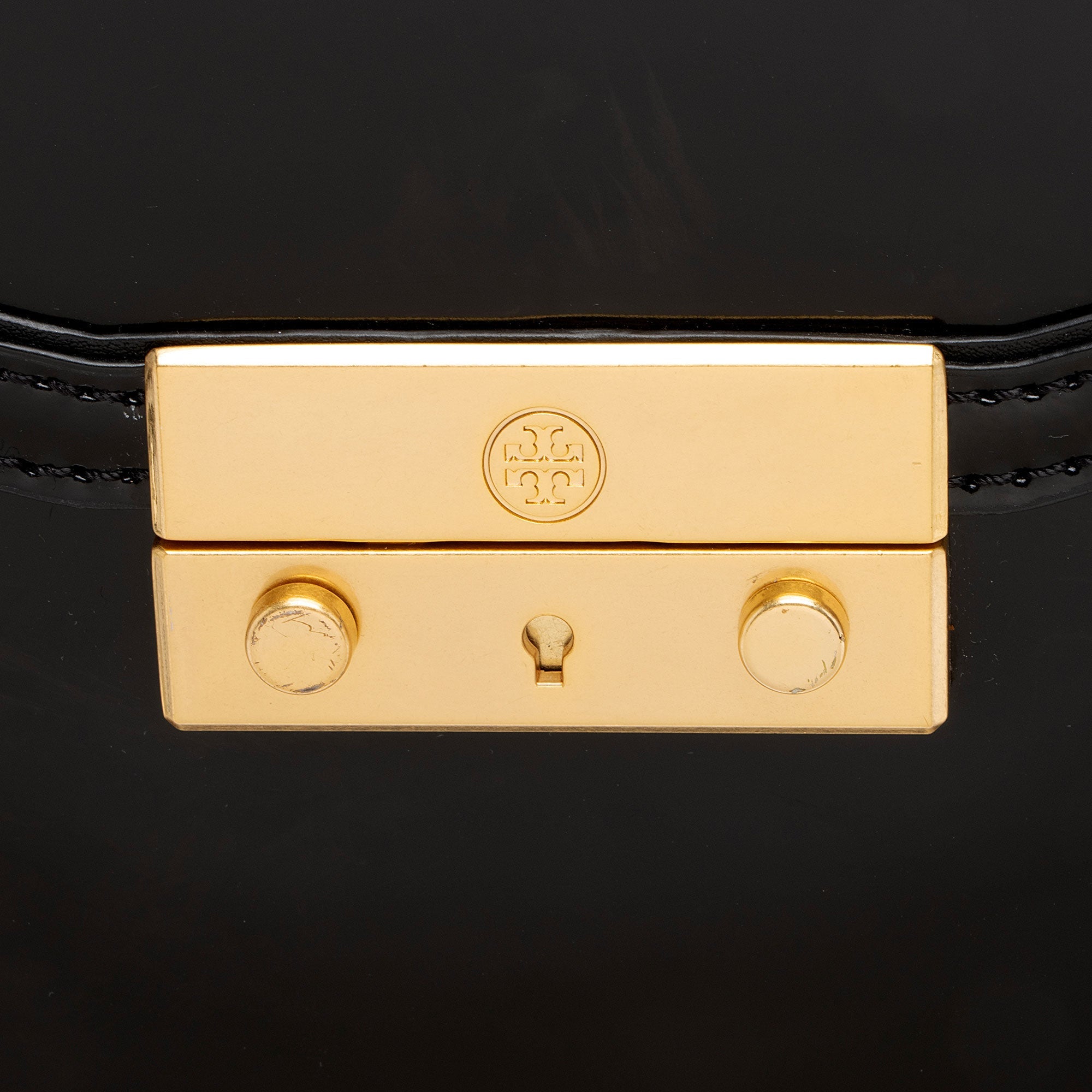 Tory Burch Patent Leather Juliette Top Handle