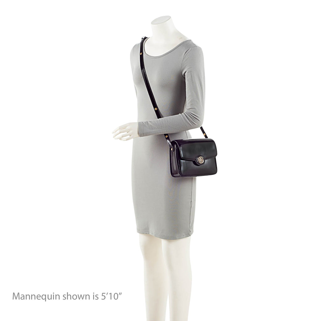 Tory Burch Patent Leather Robinson Shoulder Bag