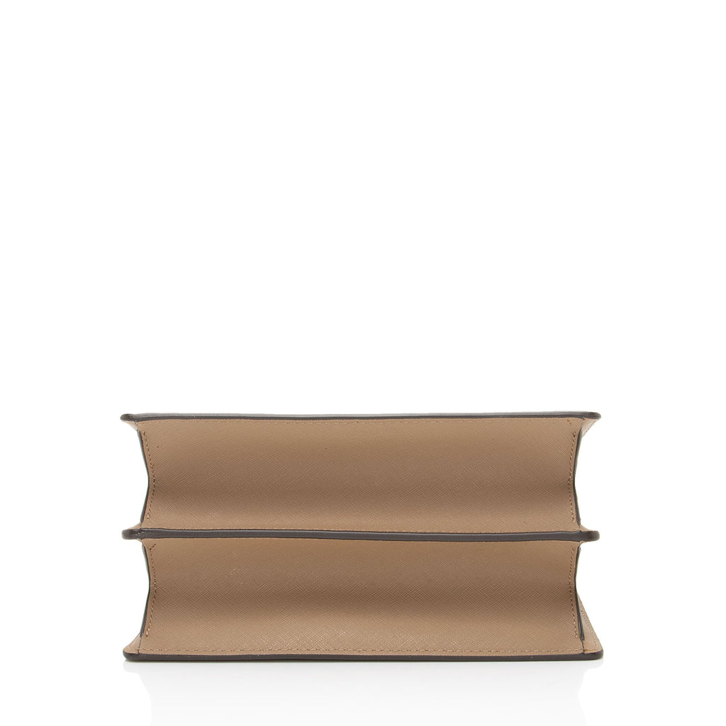 Tory Burch Patent Saffiano Leather Robinson Shoulder Bag