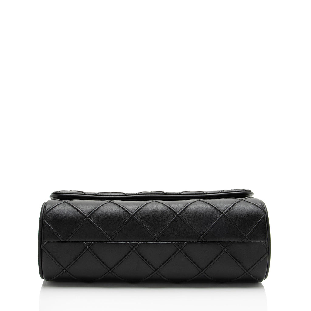 Tory Burch Quilted Leather Fleming Soft Medium Shoulder Bag