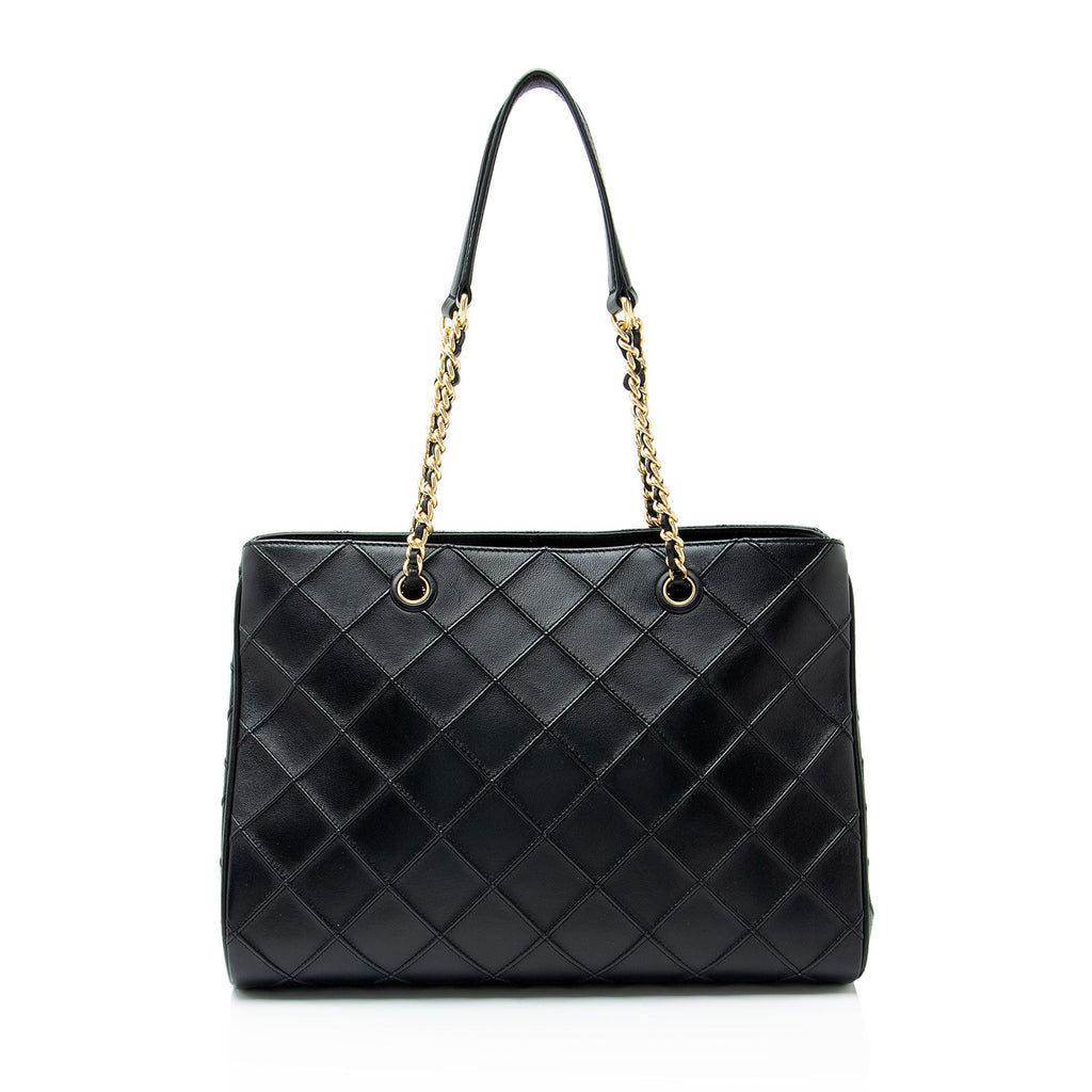 Tory Burch Quilted Leather Fleming Soft Tote